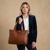 Grand Sac Tote en Cuir pour Femmes