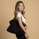 Sac Tote Grand en Cuir Suédé