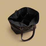 Sac fourre-tout femme en cuir large pour le travail