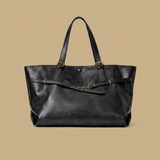 Sac fourre-tout femme en cuir large pour le travail
