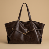 Sac fourre-tout femme en cuir large pour le travail